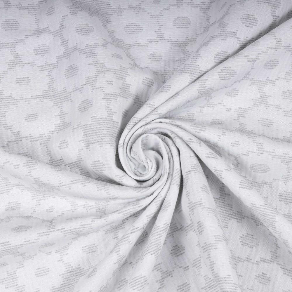 Jacquard algodón flores D/1 plata - tejidos jacquard de algodón en PUGUTEXTILE